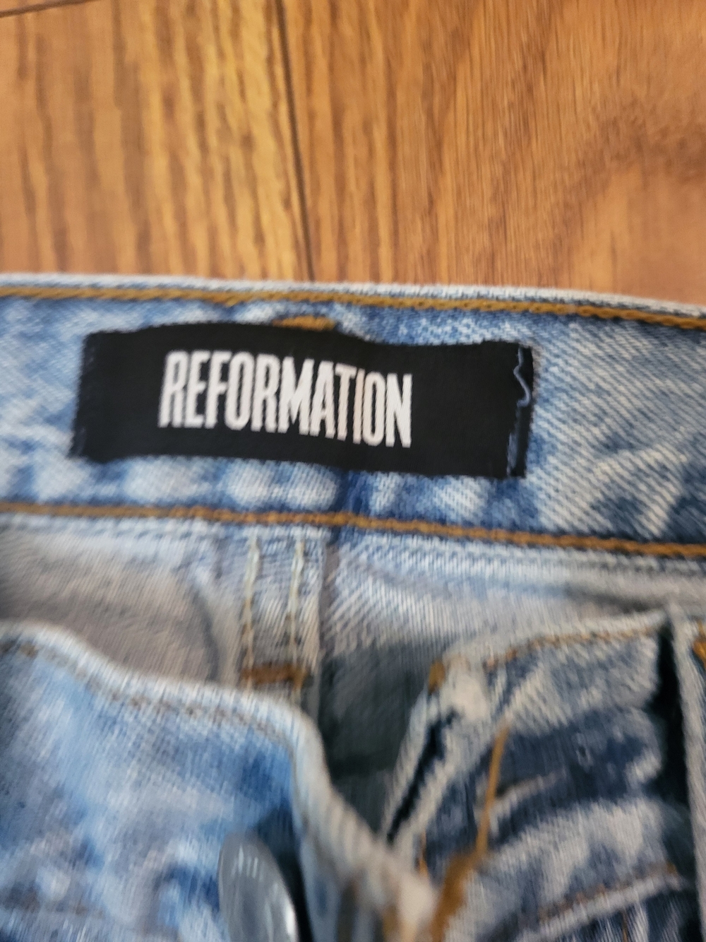 Reformation Light Blue Slim Men's Jeans
